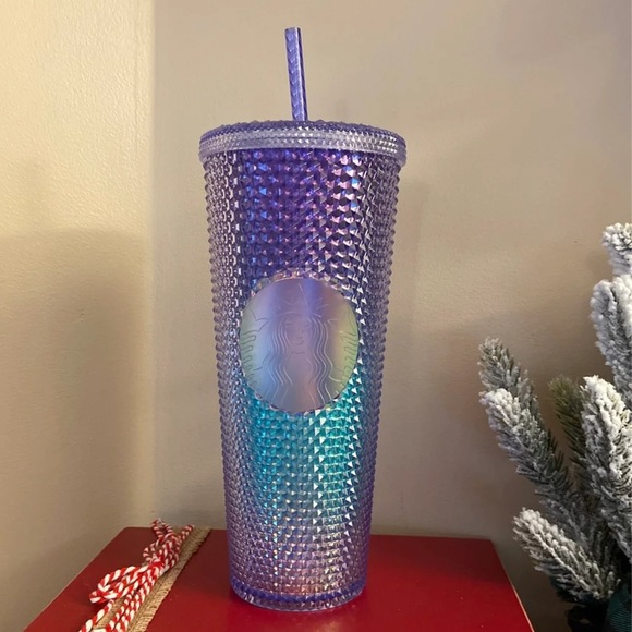 NWT Starbucks Purple Ombré Venti Studded Tumbler